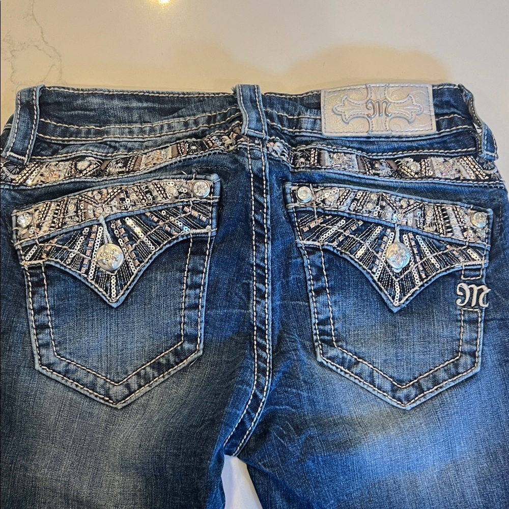 Miss Me Blue Embellished Women's Jeans